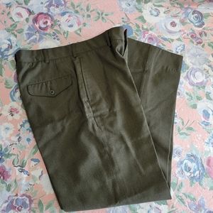 MARINE CORP OLIVE GREEN TROUSERS PANTS 30 X 30